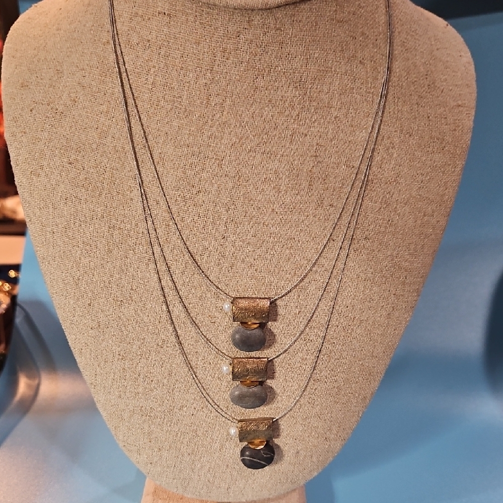 Ralph Lauren Sterling Silver Layered Necklace